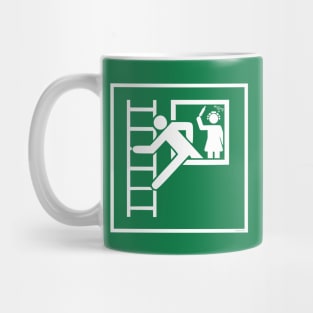 Angry Wife Emergency Exit  [Roufxis-TP] Mug